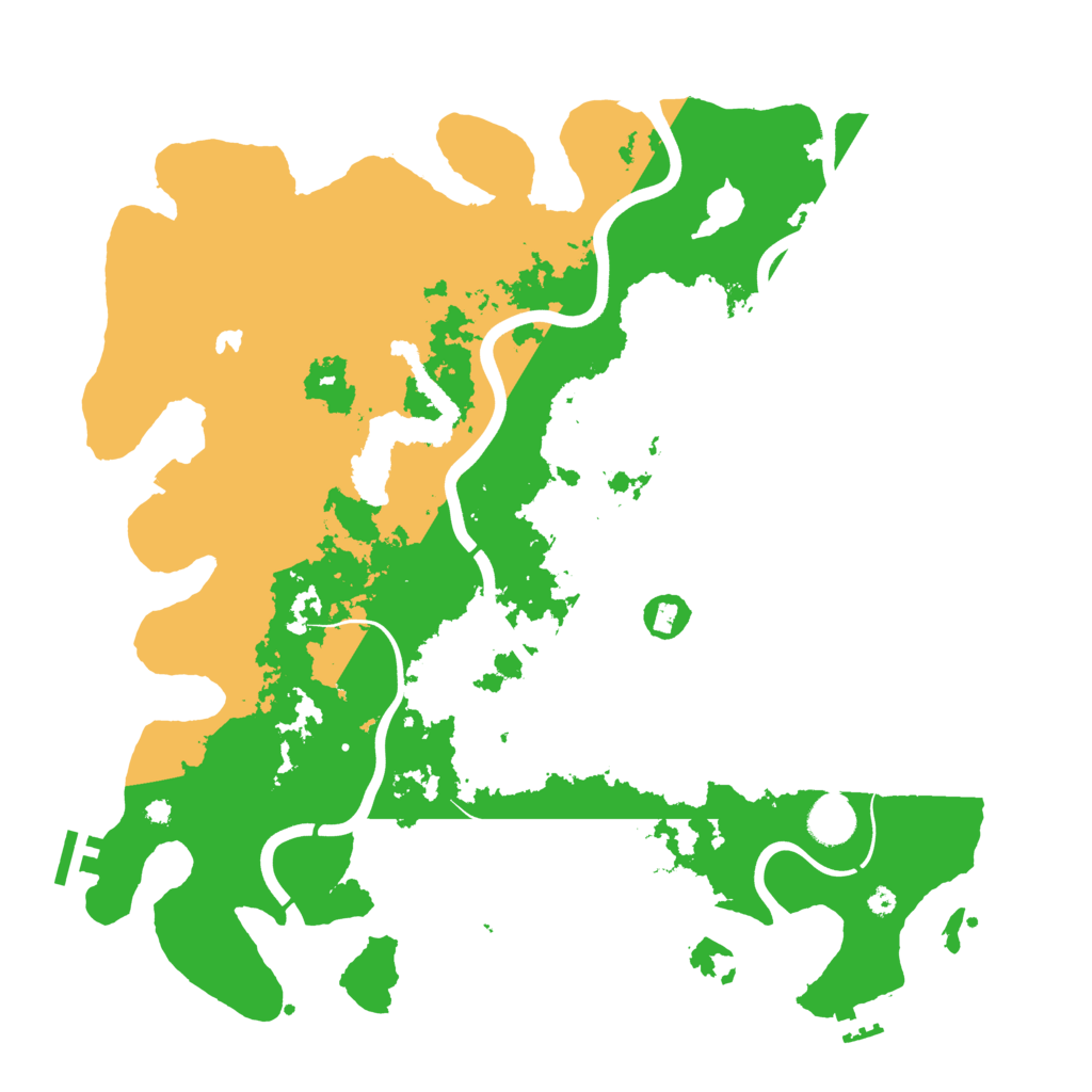 Biome Rust Map: Procedural Map, Size: 4000, Seed: 990354