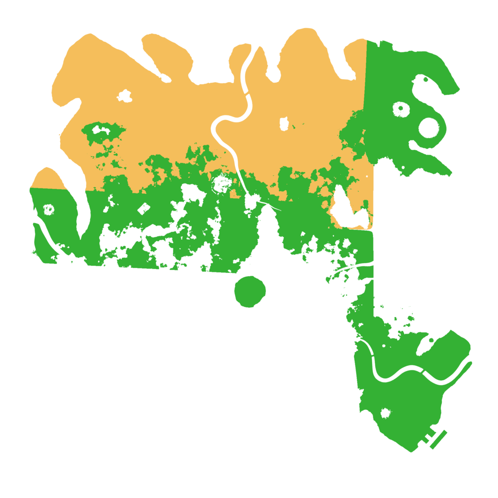 Biome Rust Map: Procedural Map, Size: 4500, Seed: 480371297