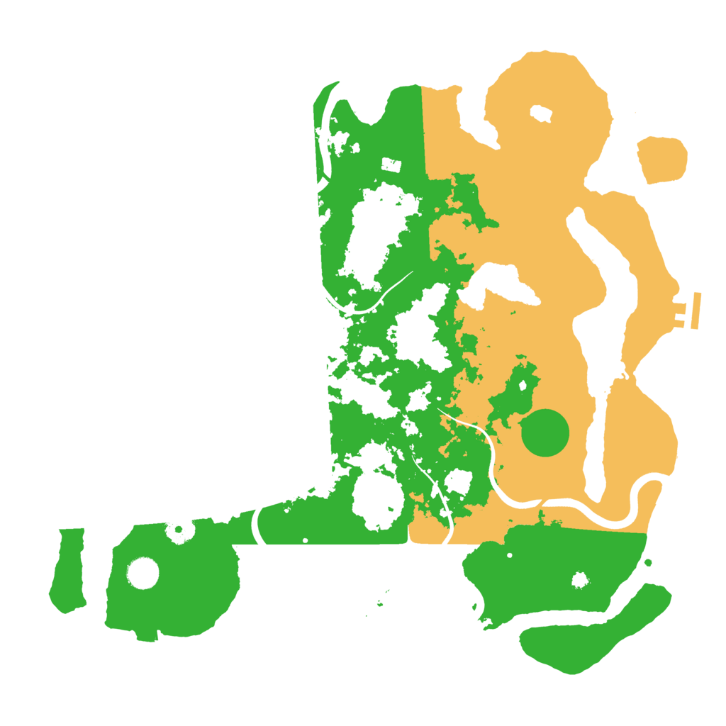 Biome Rust Map: Procedural Map, Size: 4000, Seed: 1081414513
