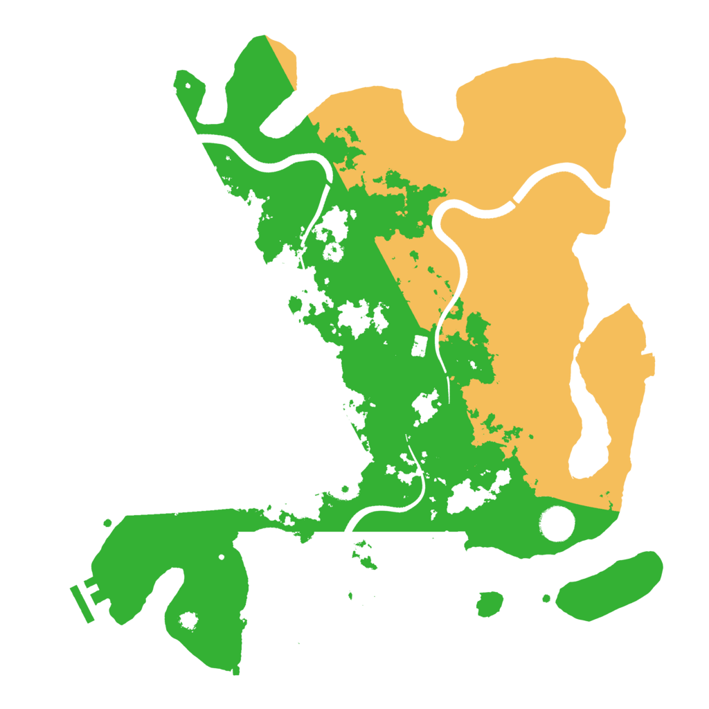 Biome Rust Map: Procedural Map, Size: 3600, Seed: 224325