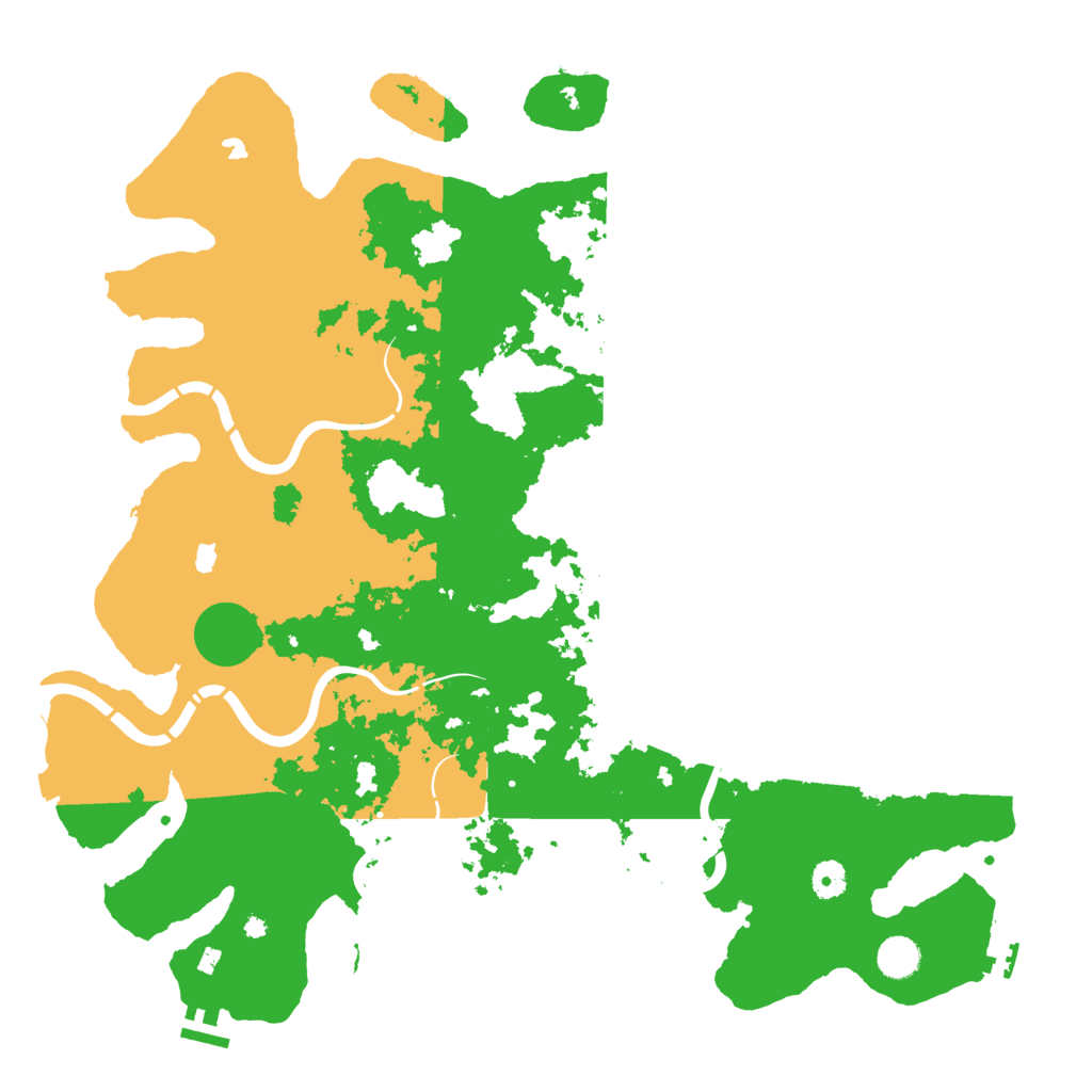 Biome Rust Map: Procedural Map, Size: 4500, Seed: 963047058