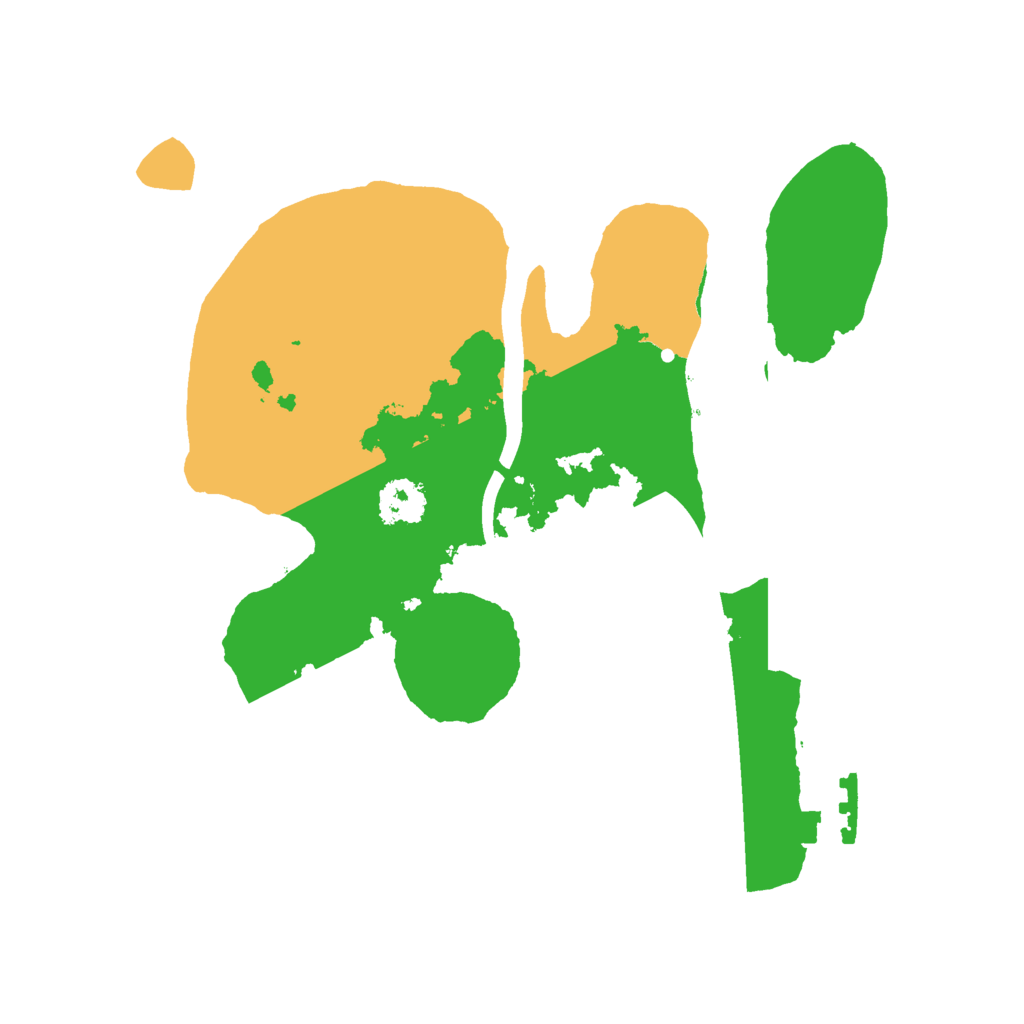 Biome Rust Map: Procedural Map, Size: 2200, Seed: 45345