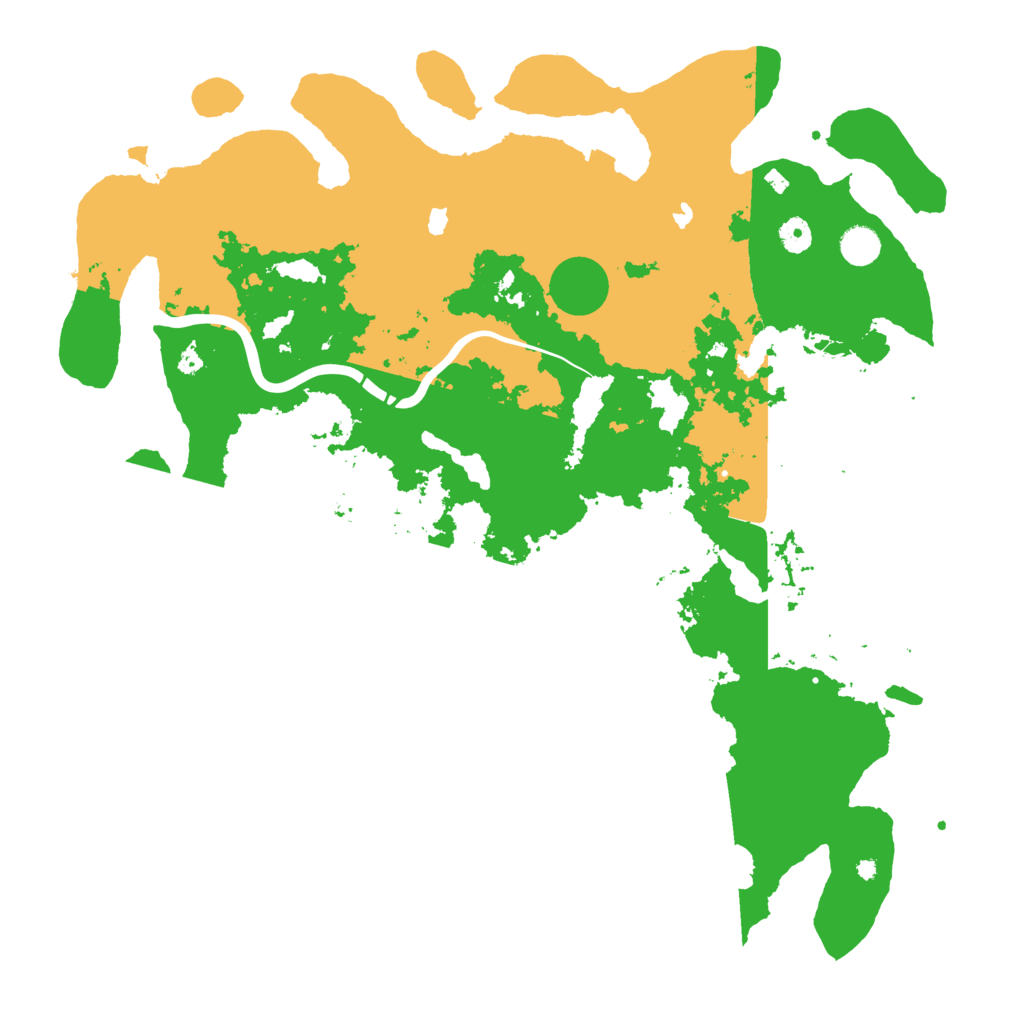 Biome Rust Map: Procedural Map, Size: 4600, Seed: 1627559199