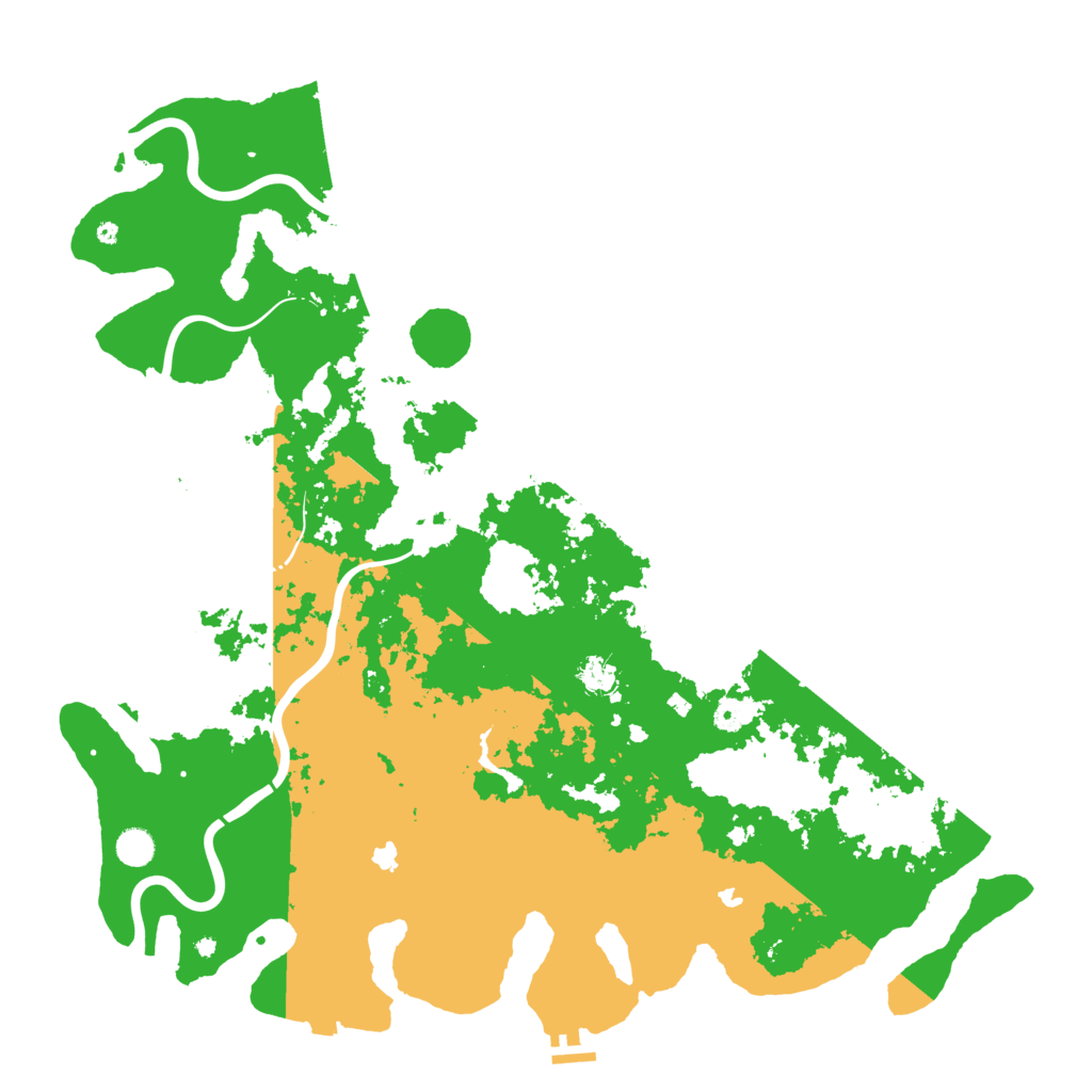 Biome Rust Map: Procedural Map, Size: 5000, Seed: 36485
