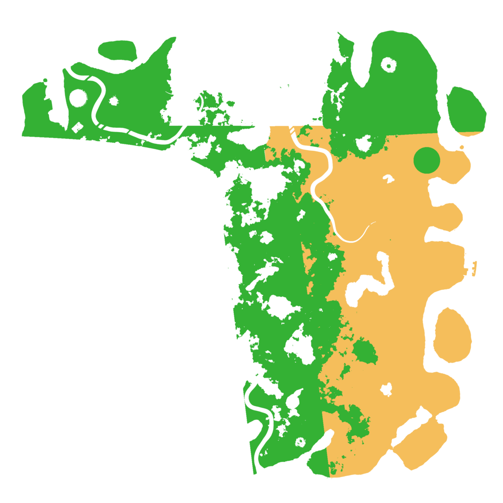 Biome Rust Map: Procedural Map, Size: 5000, Seed: 763206348