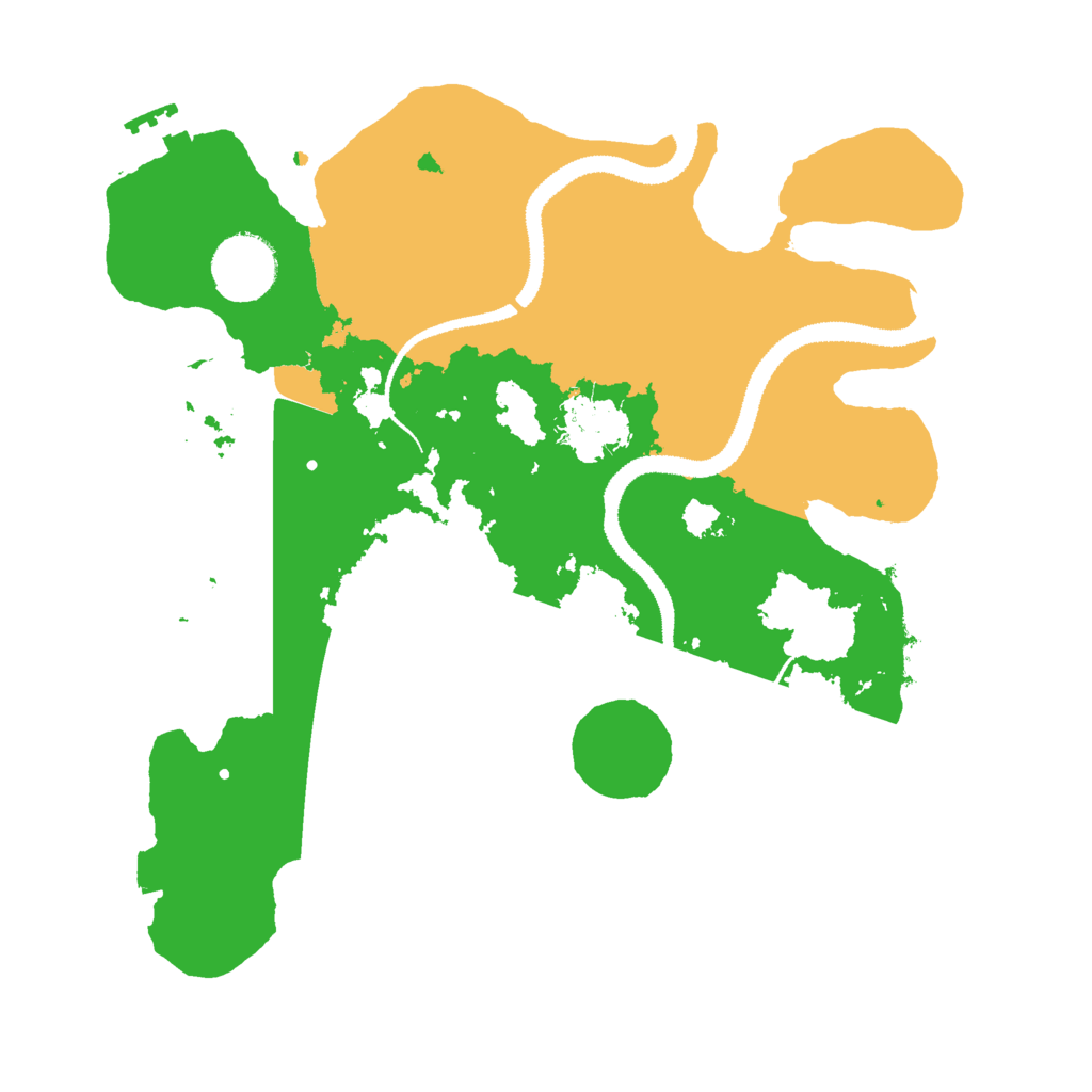 Biome Rust Map: Procedural Map, Size: 3000, Seed: 1877755949