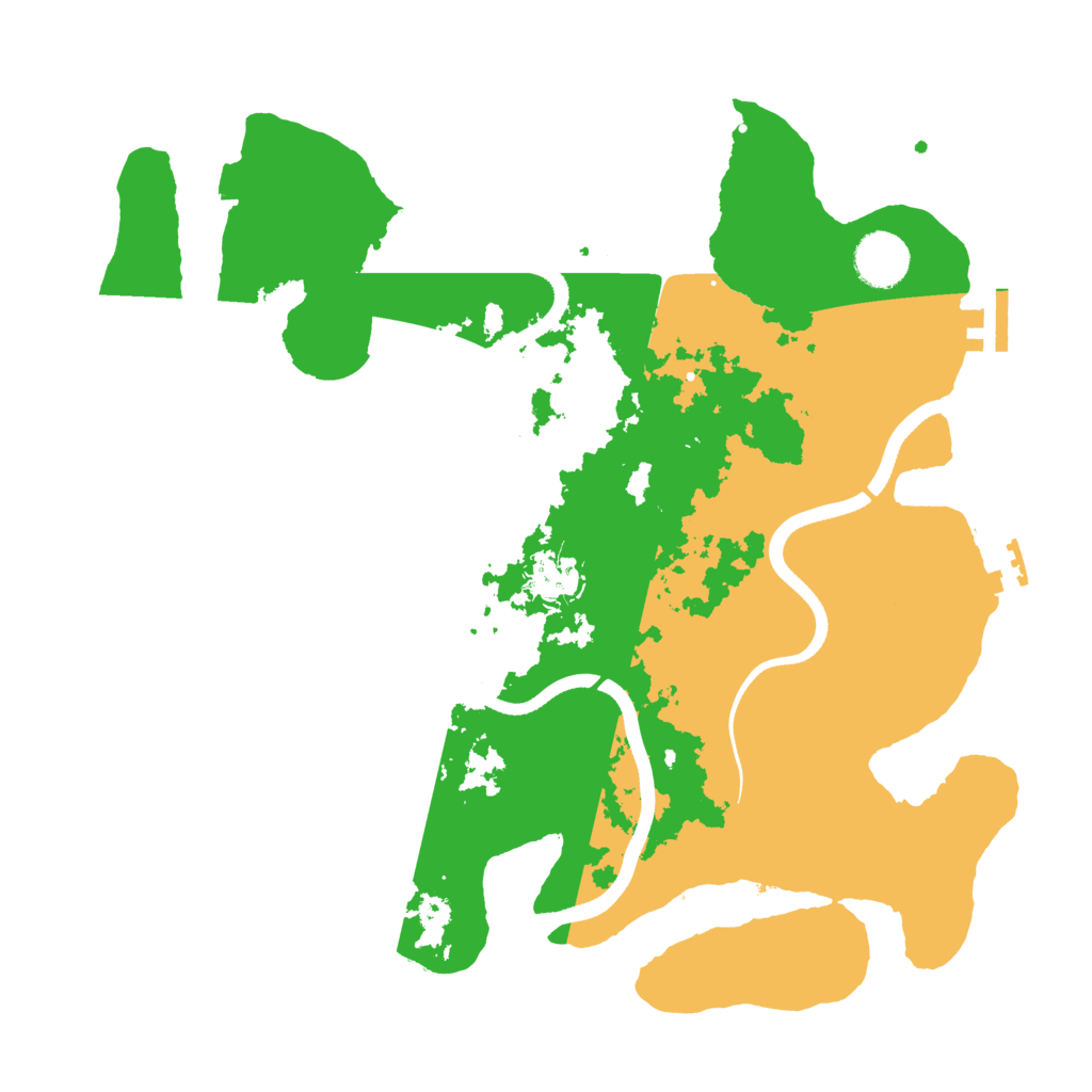 Biome Rust Map: Procedural Map, Size: 3500, Seed: 1423872084
