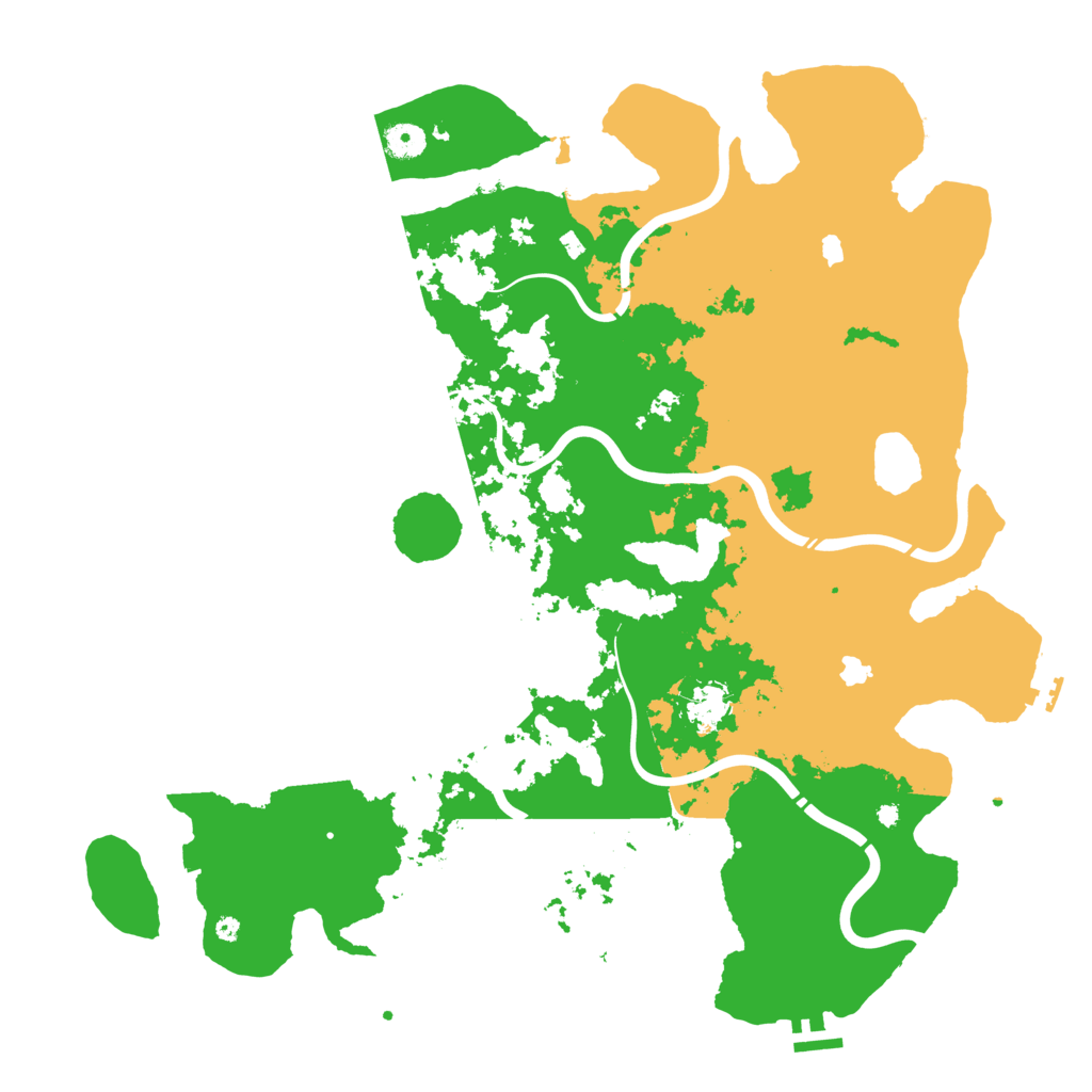 Biome Rust Map: Procedural Map, Size: 4500, Seed: 987798