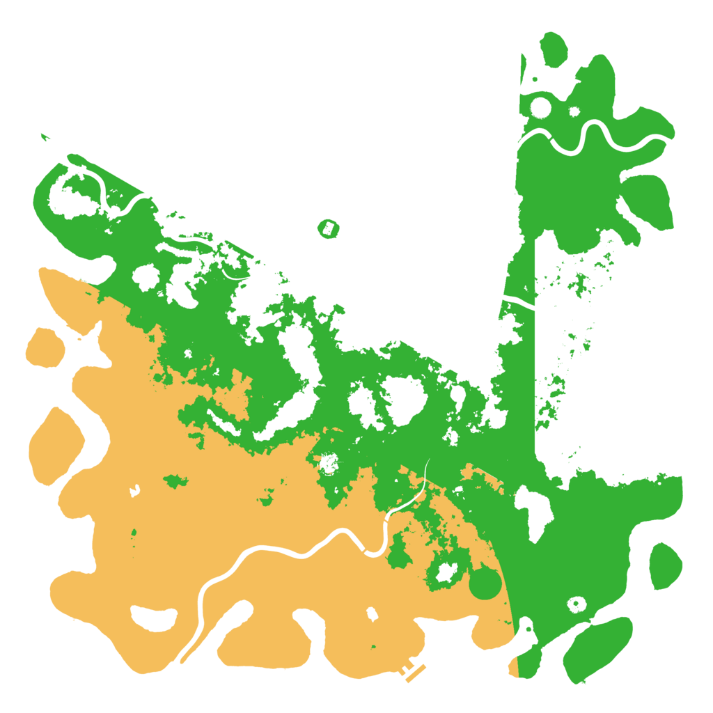 Biome Rust Map: Procedural Map, Size: 6000, Seed: 4072025