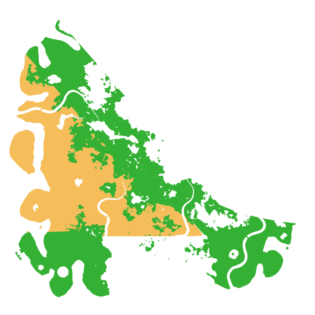 Biome Rust Map: Procedural Map, Size: 5000, Seed: 782238741