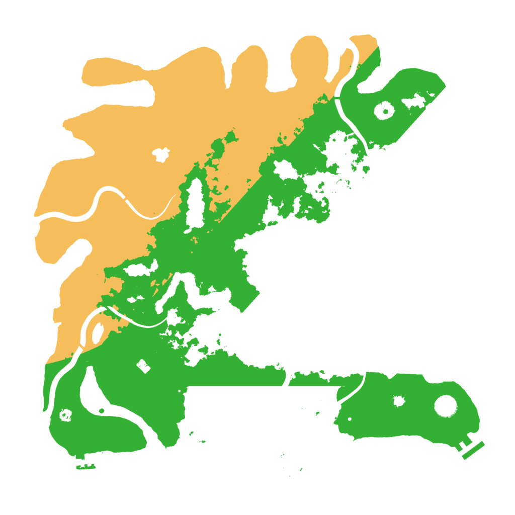 Biome Rust Map: Procedural Map, Size: 4096, Seed: 413550366