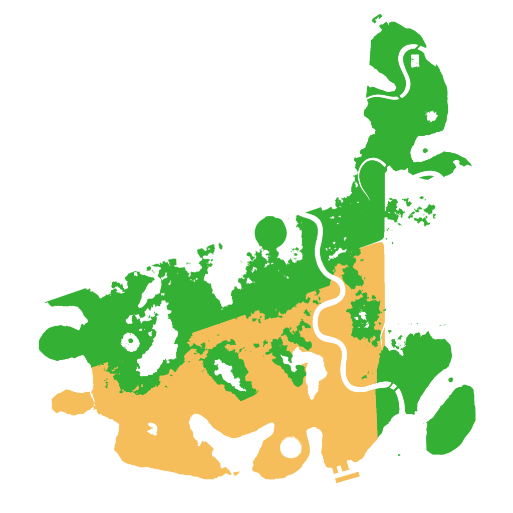 Biome Rust Map: Procedural Map, Size: 4250, Seed: 77845271