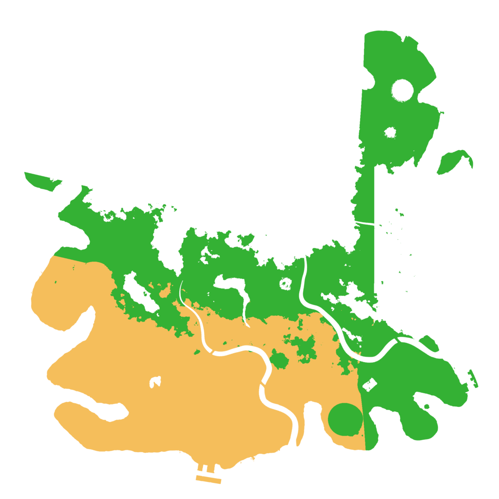 Biome Rust Map: Procedural Map, Size: 4000, Seed: 134340065