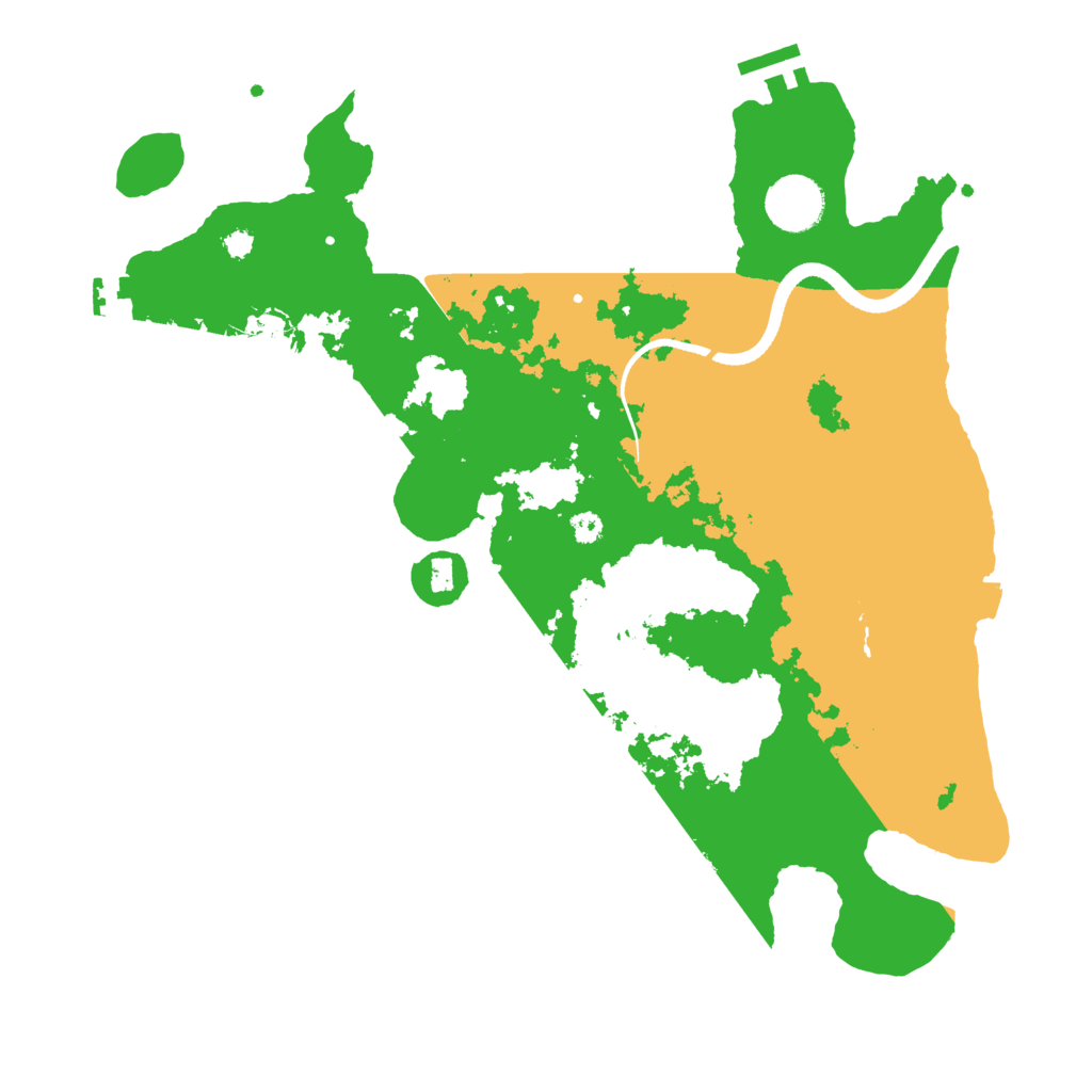 Biome Rust Map: Procedural Map, Size: 3500, Seed: 1373056924