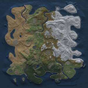 Thumbnail Rust Map: Procedural Map, Size: 4250, Seed: 1765237541, 17 Monuments