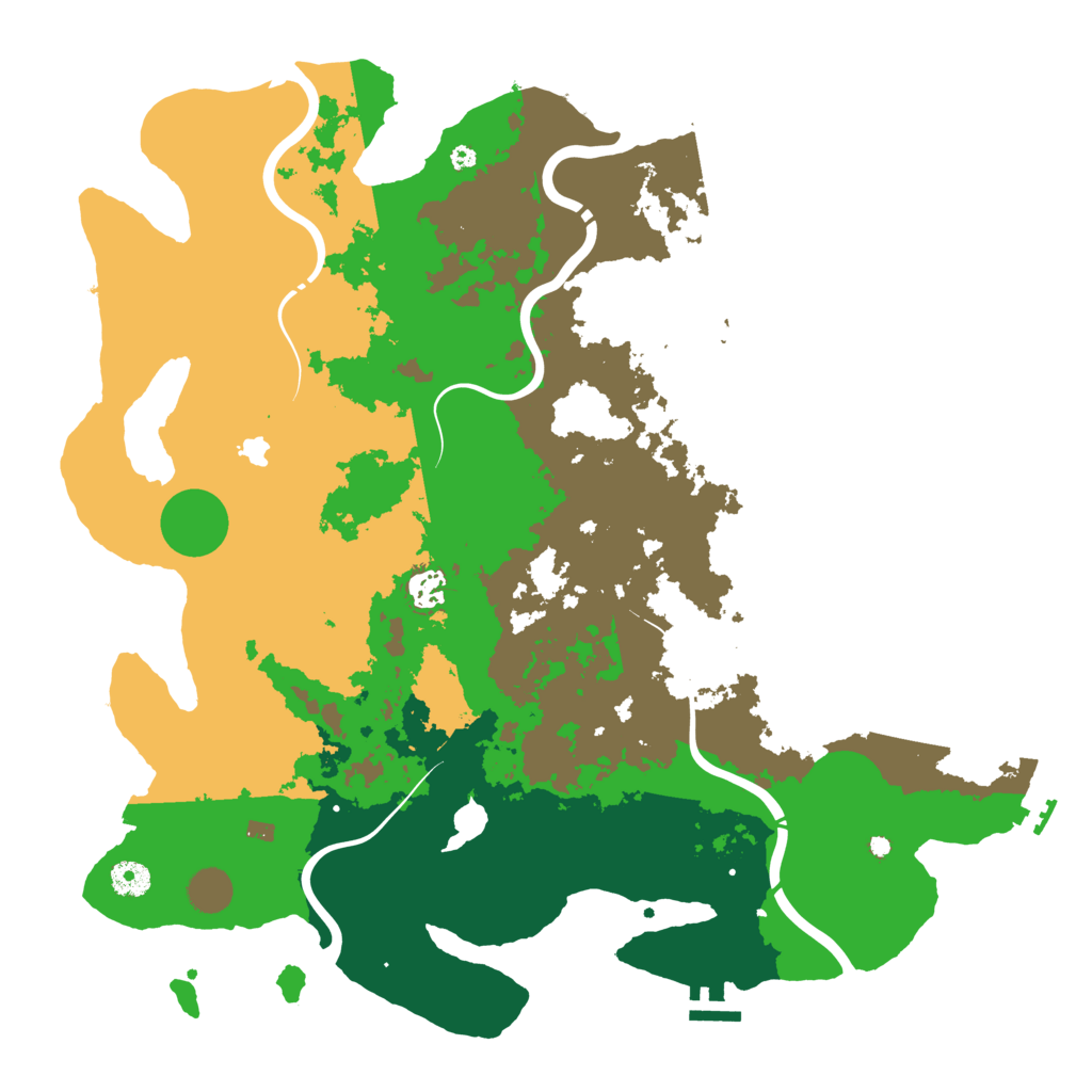 Biome Rust Map: Procedural Map, Size: 4250, Seed: 1765237541