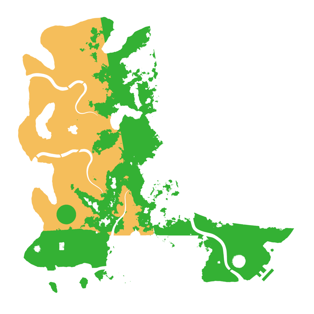 Biome Rust Map: Procedural Map, Size: 4250, Seed: 1765237541