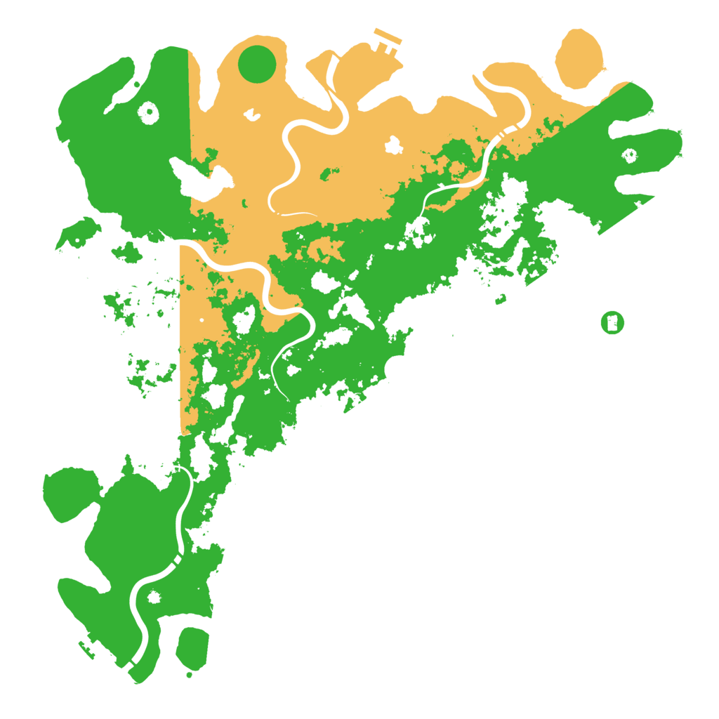 Biome Rust Map: Procedural Map, Size: 5000, Seed: 1402