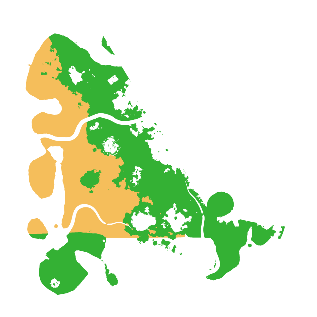 Biome Rust Map: Procedural Map, Size: 3500, Seed: 920895162