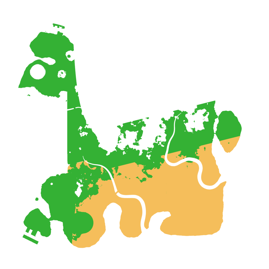 Biome Rust Map: Procedural Map, Size: 3314, Seed: 1