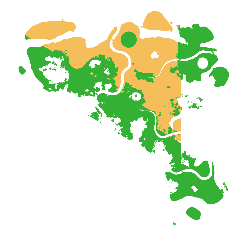 Biome Rust Map: Procedural Map, Size: 4000, Seed: 20250704
