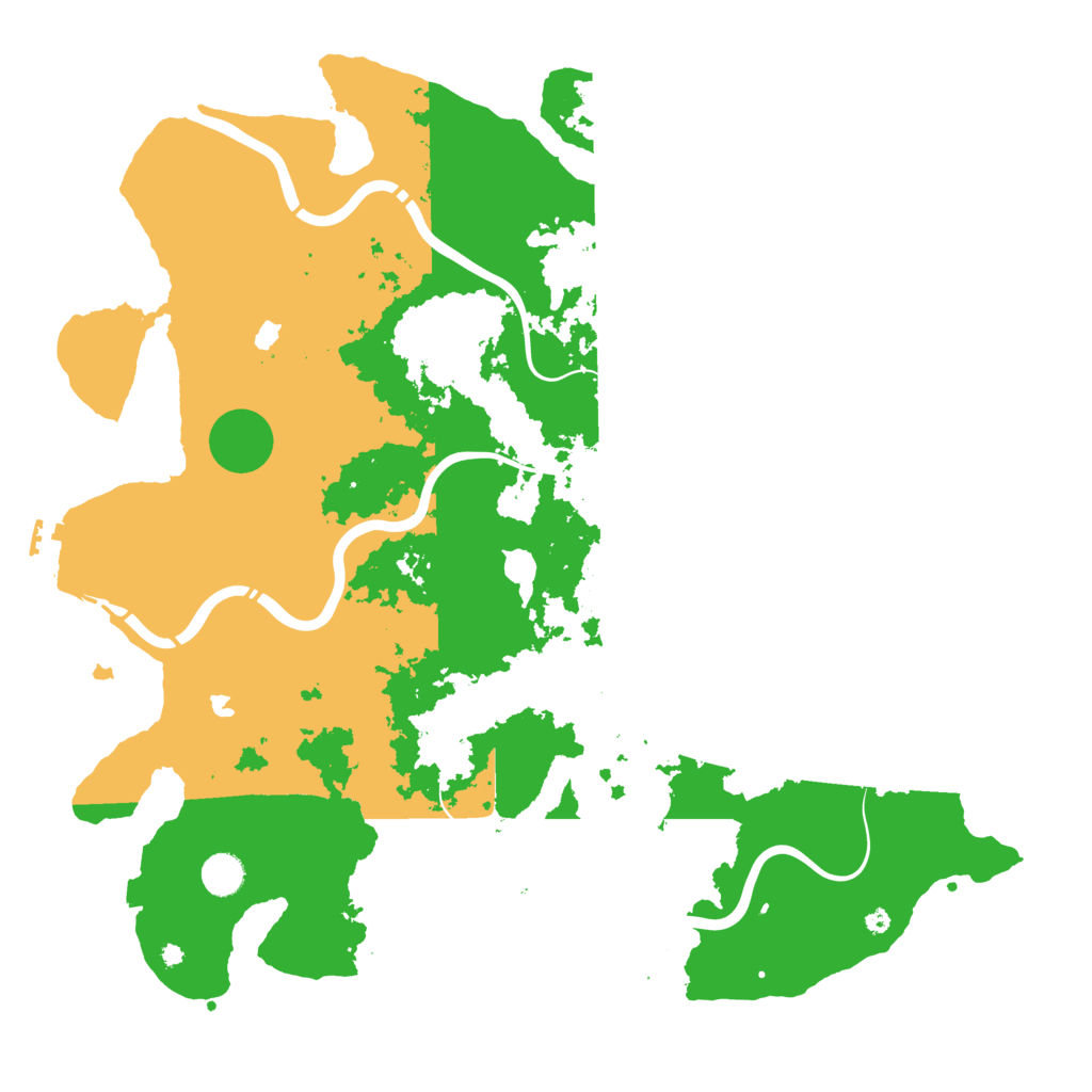 Biome Rust Map: Procedural Map, Size: 4500, Seed: 919002962
