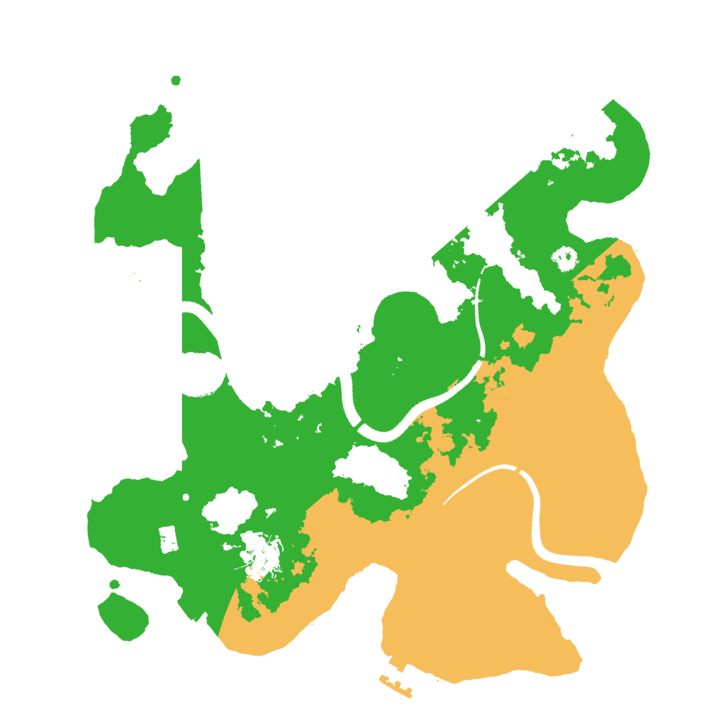 Biome Rust Map: Procedural Map, Size: 3000, Seed: 85383208