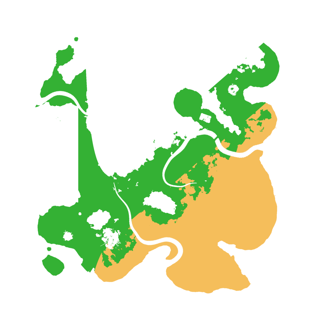 Biome Rust Map: Procedural Map, Size: 3000, Seed: 85383208