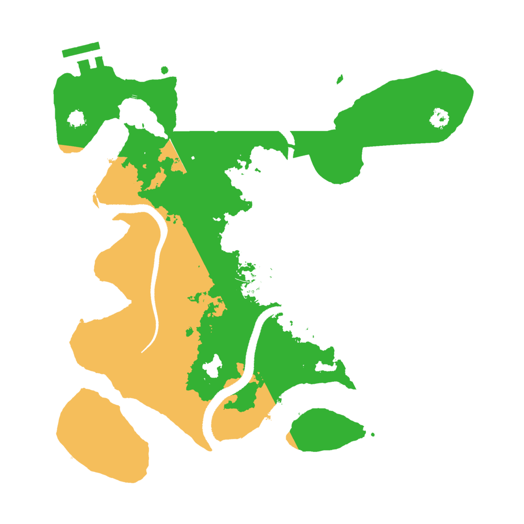 Biome Rust Map: Procedural Map, Size: 2800, Seed: 96272601