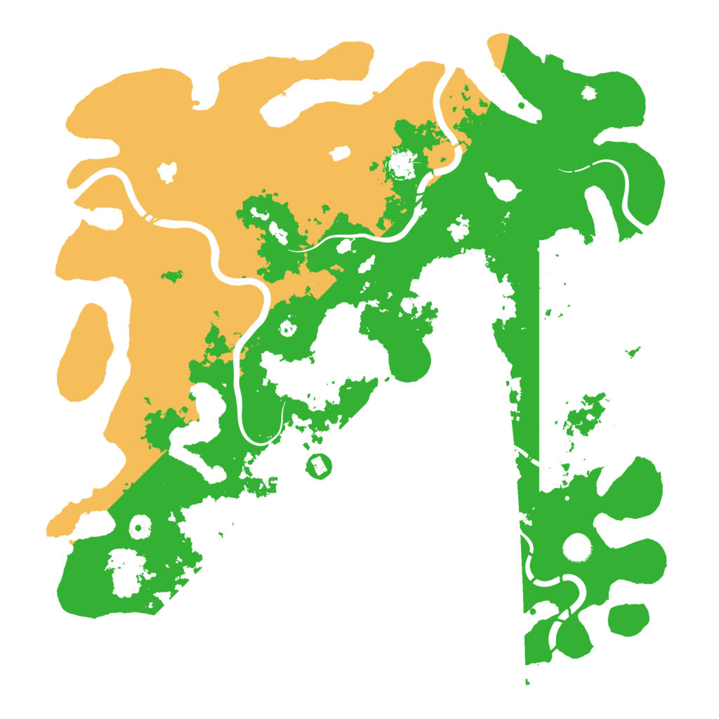 Biome Rust Map: Procedural Map, Size: 4500, Seed: 1850862576