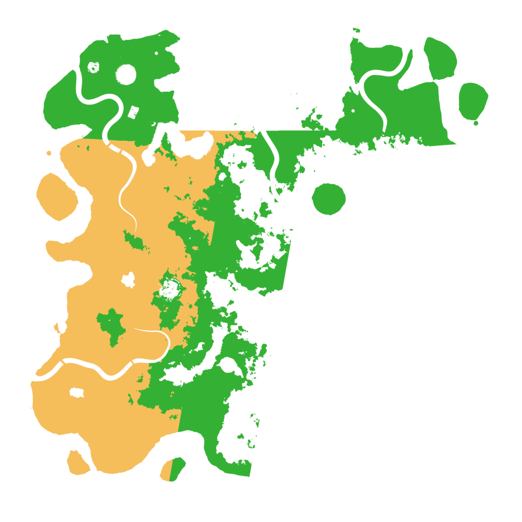 Biome Rust Map: Procedural Map, Size: 4500, Seed: 306803820