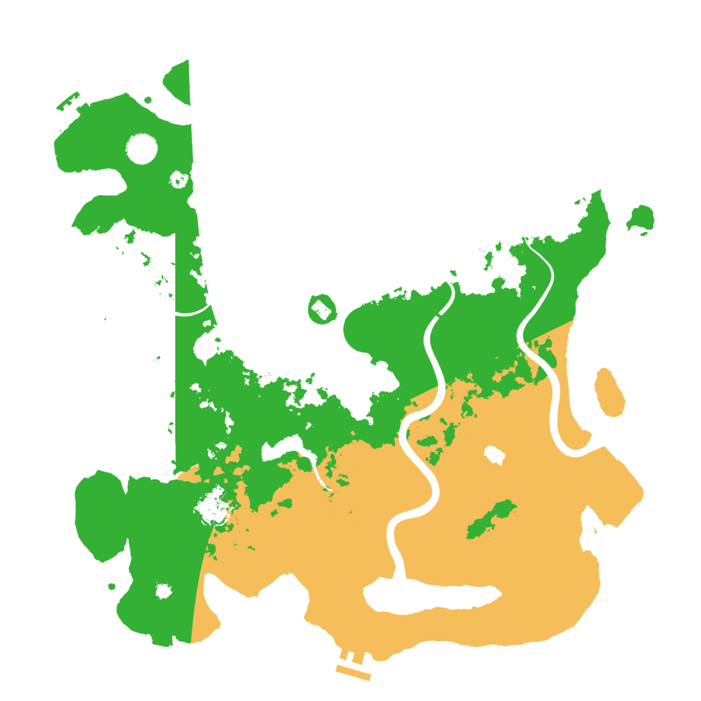 Biome Rust Map: Procedural Map, Size: 4000, Seed: 327122139