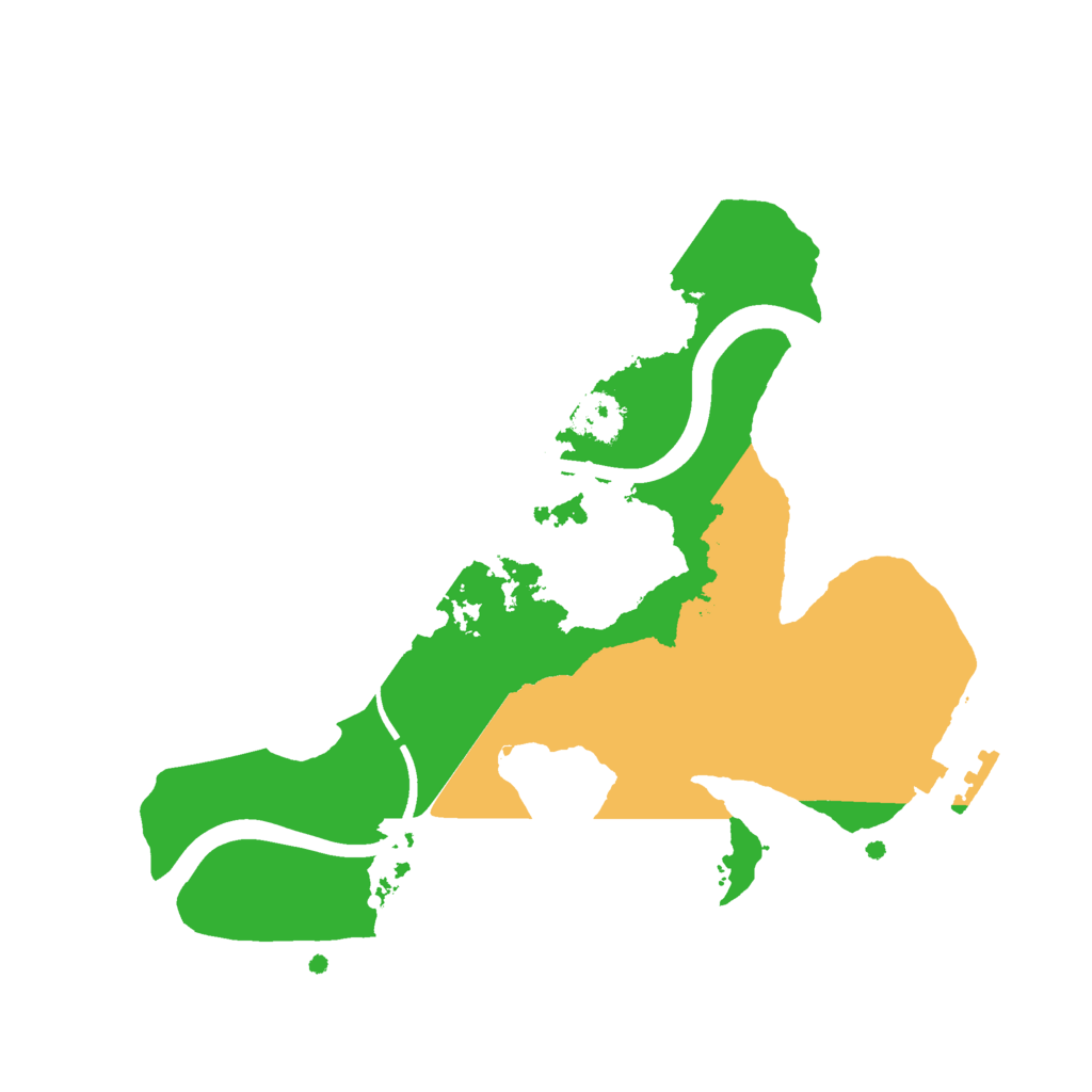 Biome Rust Map: Procedural Map, Size: 2300, Seed: 693869690