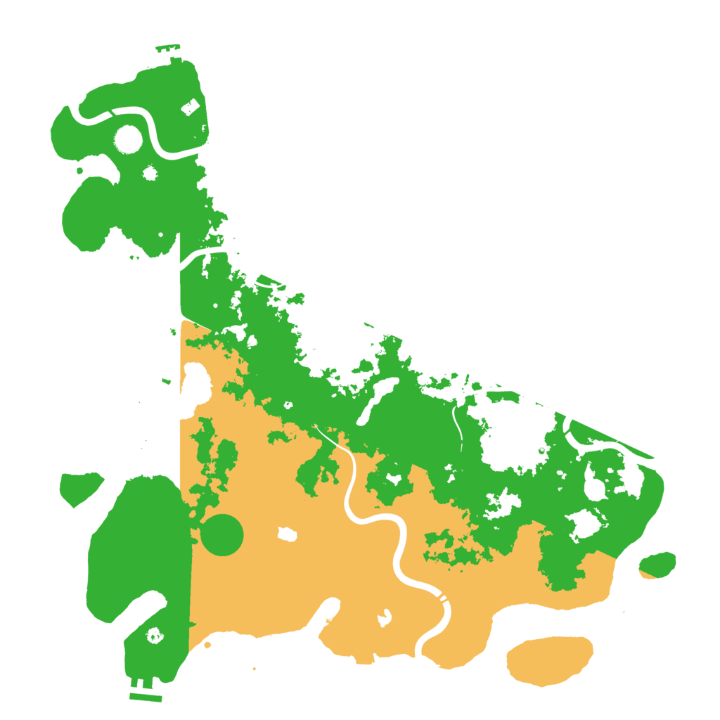Biome Rust Map: Procedural Map, Size: 4500, Seed: 1312494071