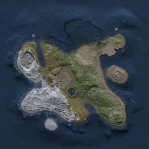 Thumbnail Rust Map: Procedural Map, Size: 2000, Seed: 837852460, 4 Monuments