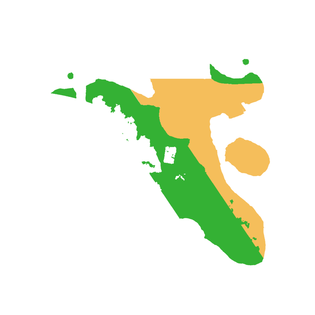 Biome Rust Map: Procedural Map, Size: 2000, Seed: 837852460