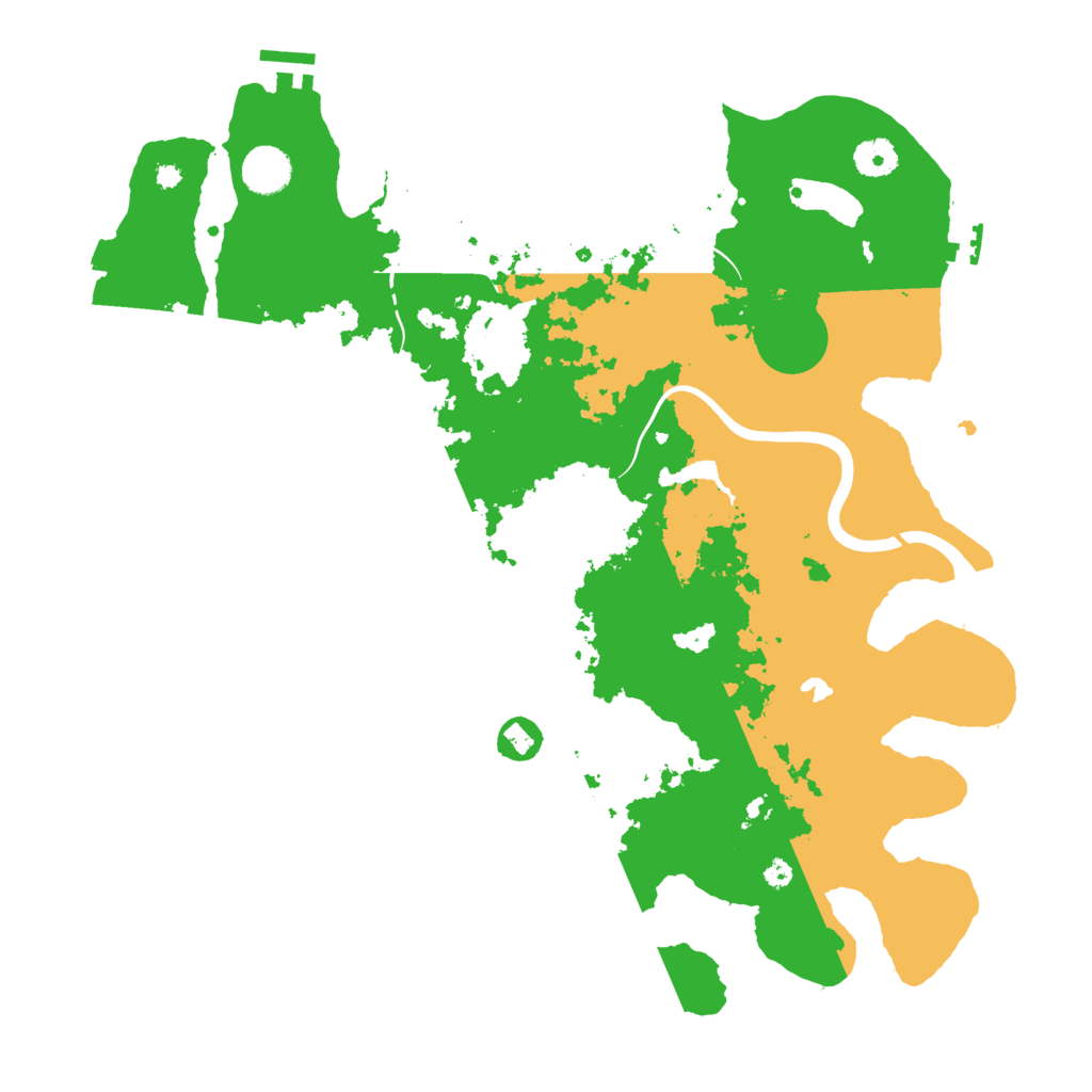 Biome Rust Map: Procedural Map, Size: 4000, Seed: 719257364