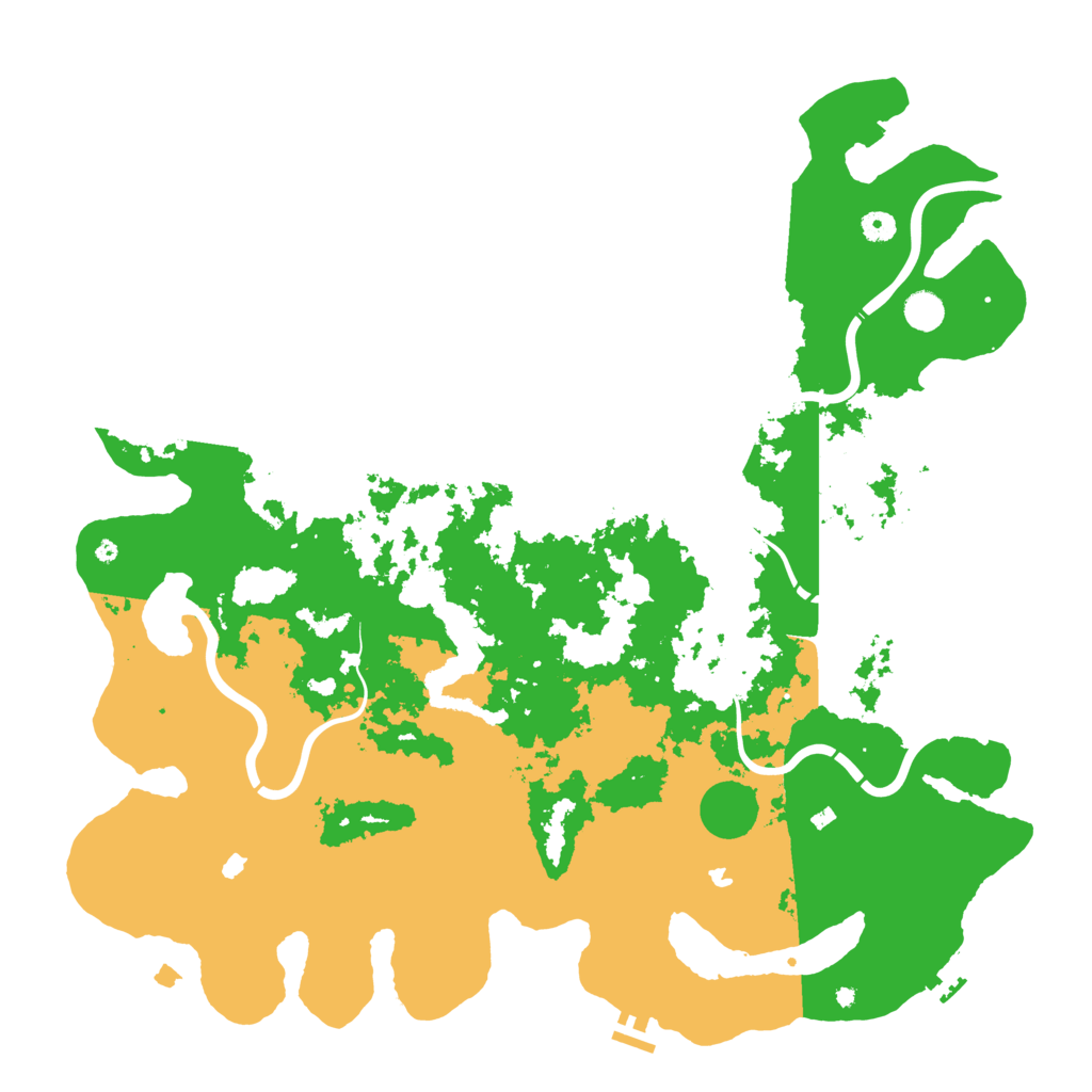 Biome Rust Map: Procedural Map, Size: 5000, Seed: 530082891