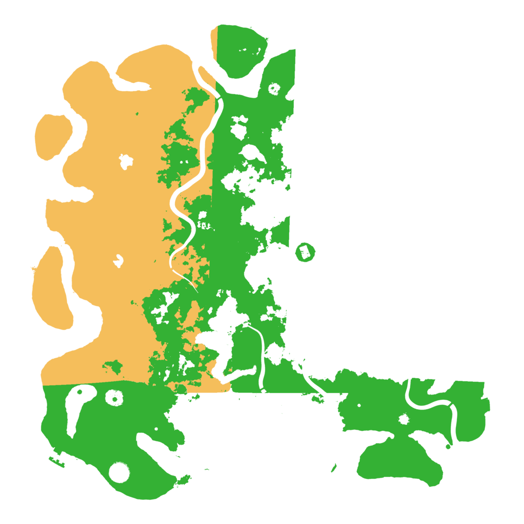 Biome Rust Map: Procedural Map, Size: 4500, Seed: 1668670436