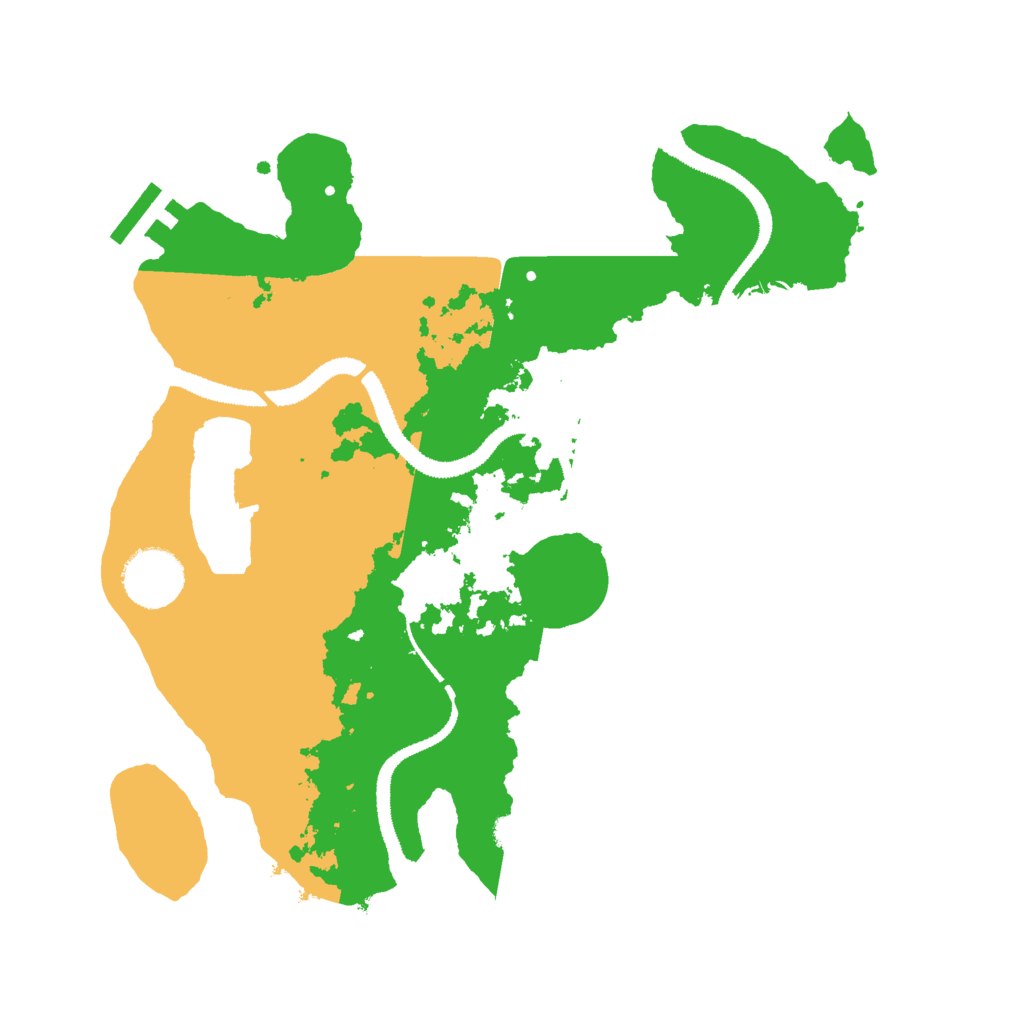 Biome Rust Map: Procedural Map, Size: 3000, Seed: 818735411