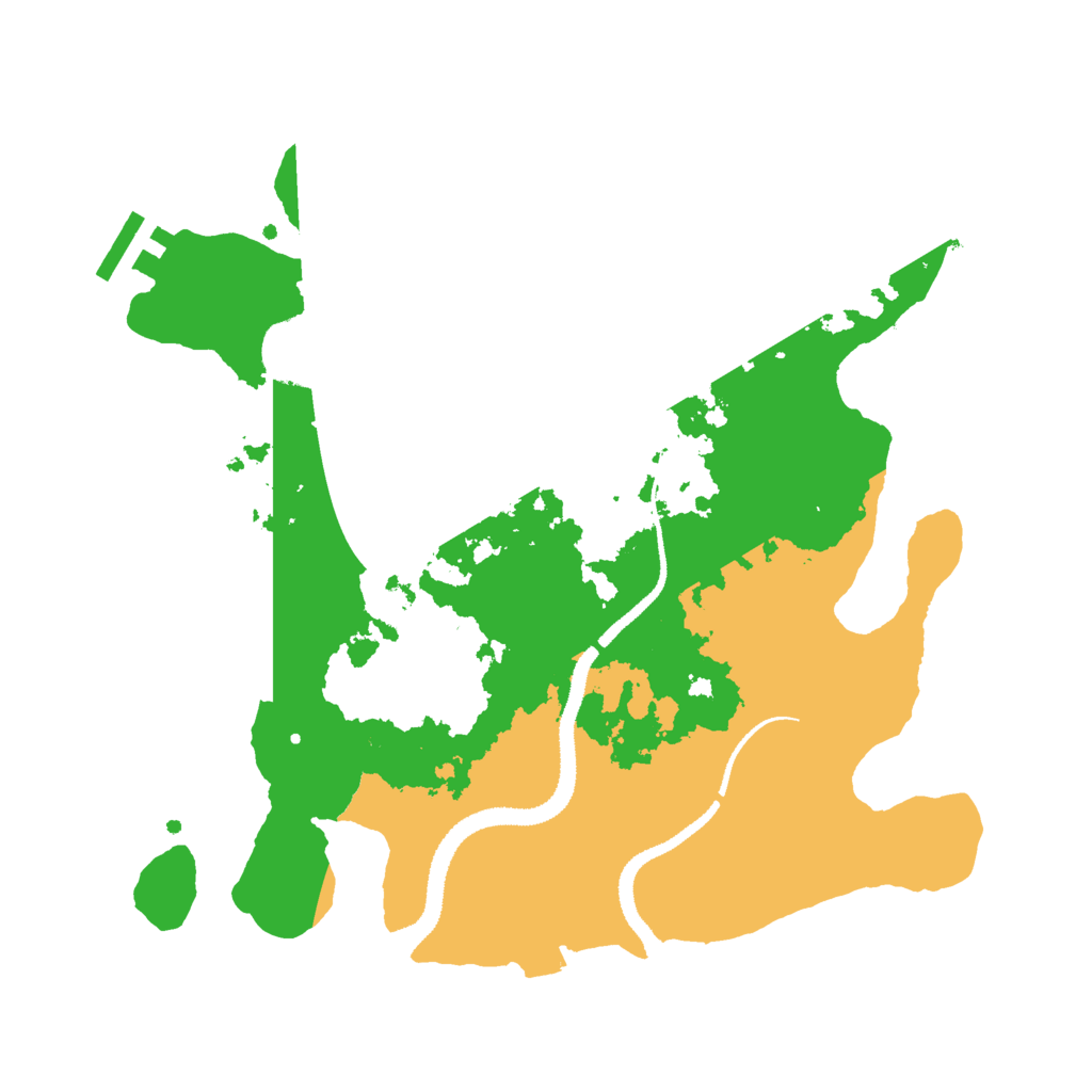 Biome Rust Map: Procedural Map, Size: 3000, Seed: 717933375