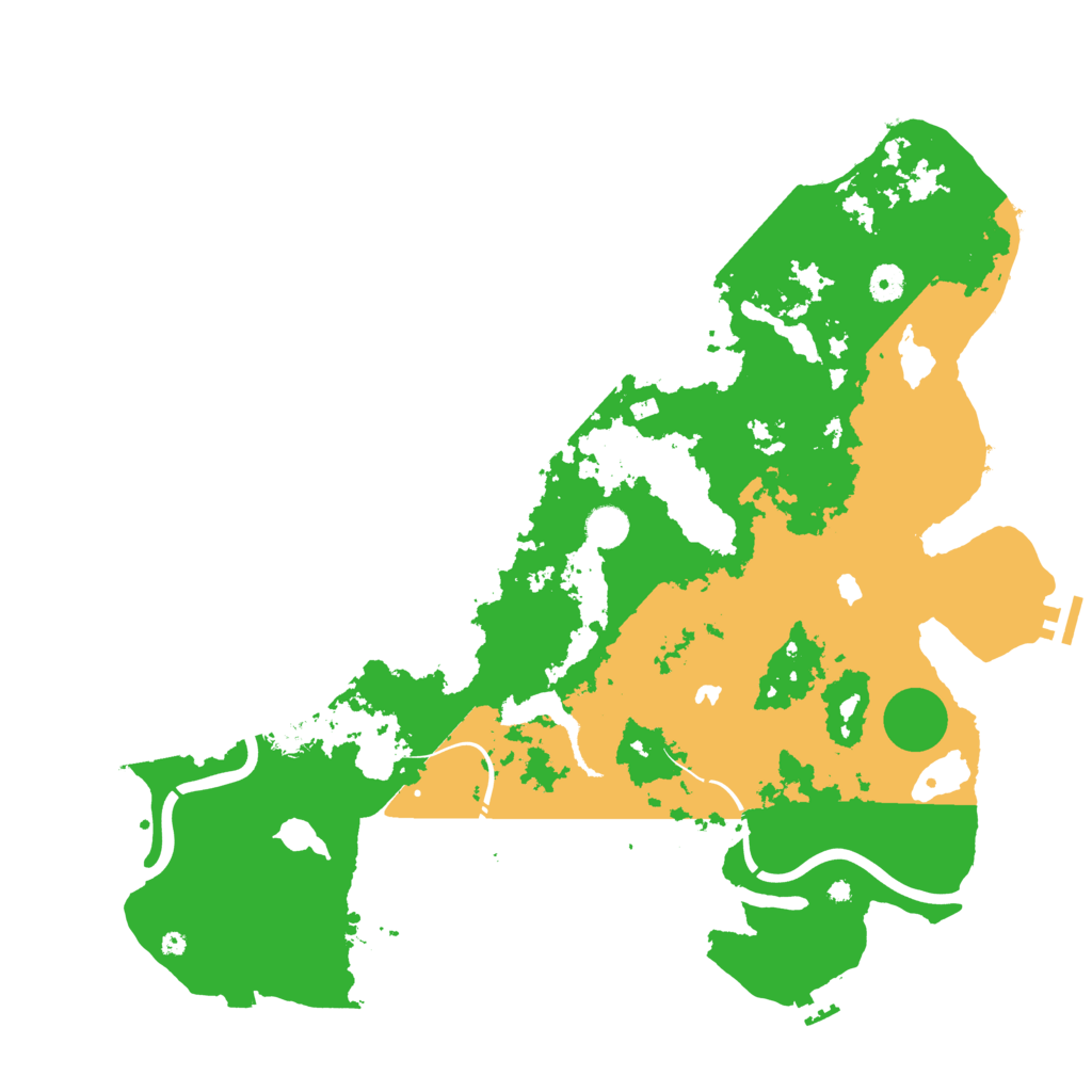 Biome Rust Map: Procedural Map, Size: 4500, Seed: 122787208