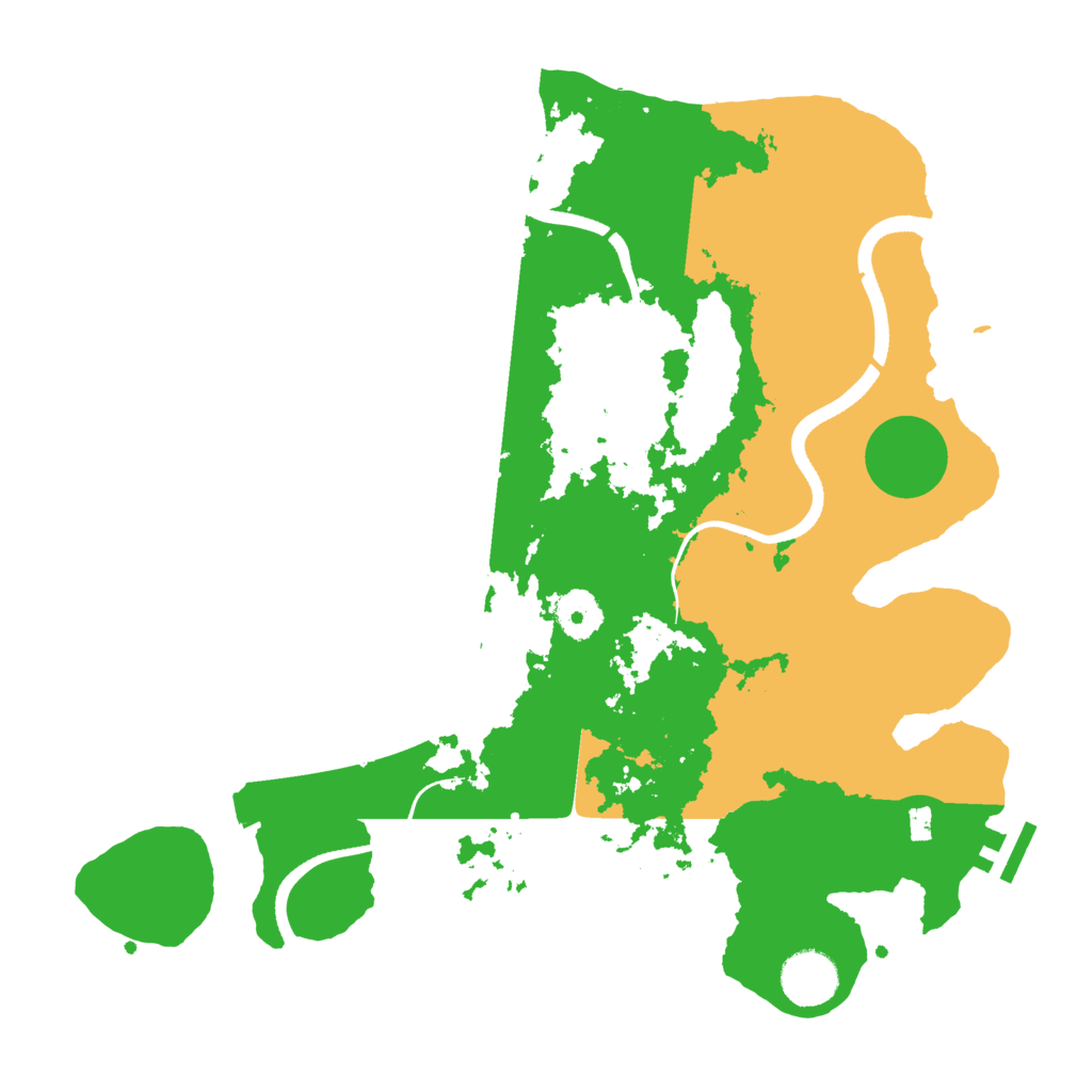 Biome Rust Map: Procedural Map, Size: 3500, Seed: 1165706230