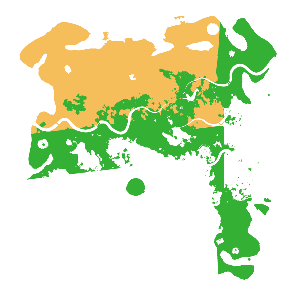 Biome Rust Map: Procedural Map, Size: 4500, Seed: 13613