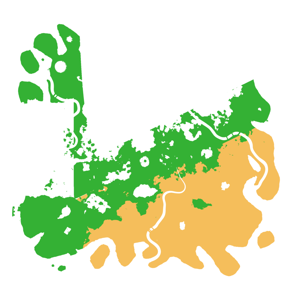 Biome Rust Map: Procedural Map, Size: 4500, Seed: 170043447
