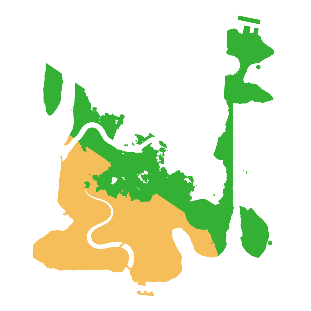 Biome Rust Map: Procedural Map, Size: 2800, Seed: 20603189