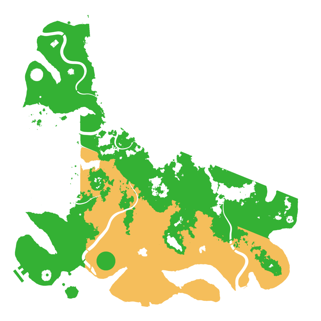 Biome Rust Map: Procedural Map, Size: 4500, Seed: 2130957085