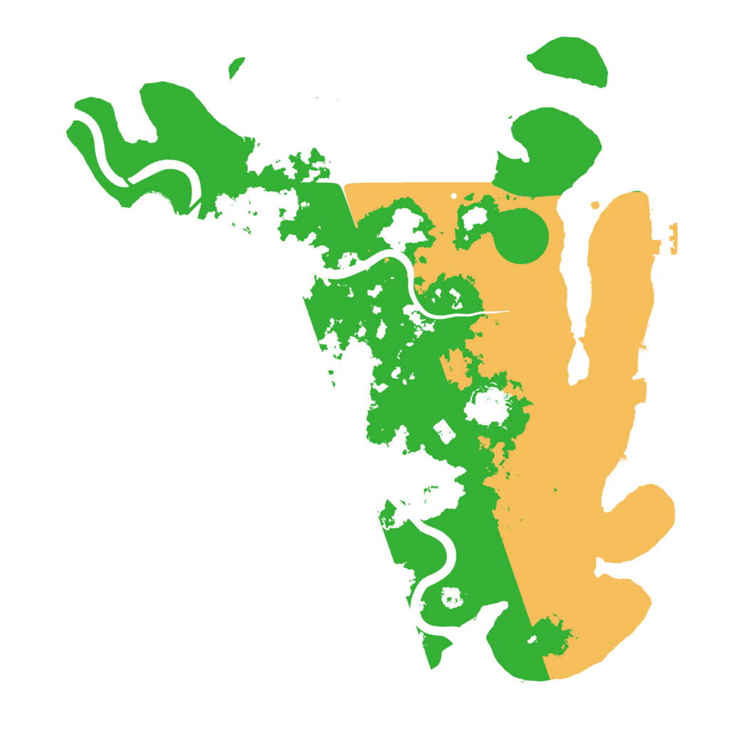 Biome Rust Map: Procedural Map, Size: 3500, Seed: 752123609
