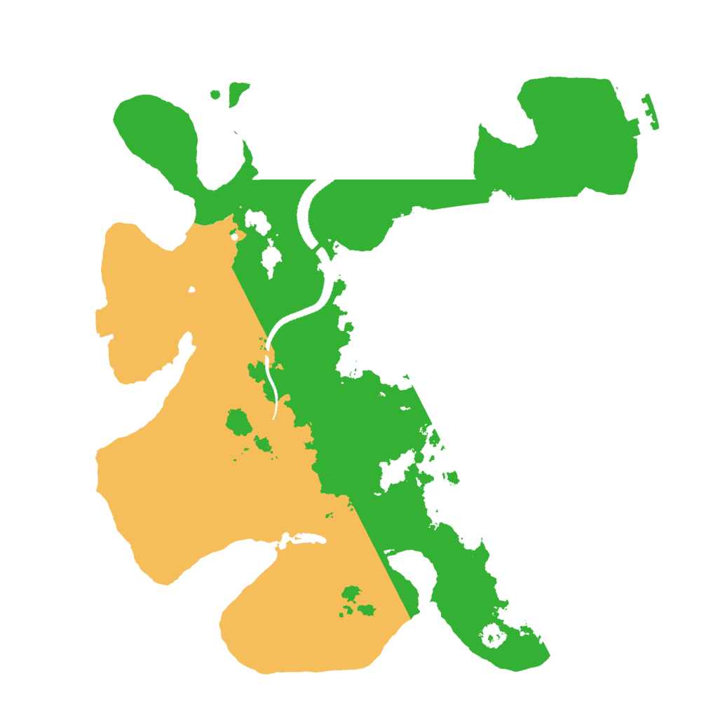 Biome Rust Map: Procedural Map, Size: 3000, Seed: 246810