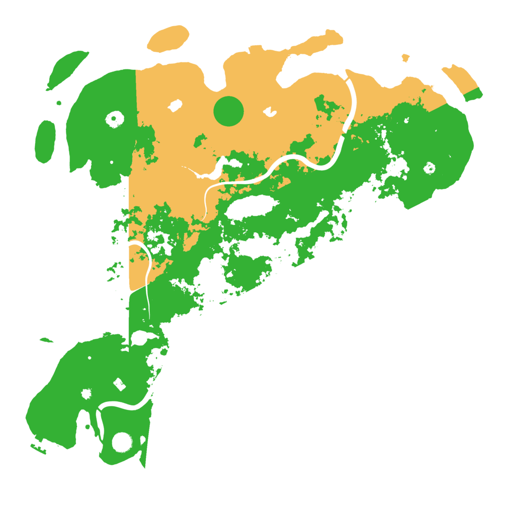 Biome Rust Map: Procedural Map, Size: 4500, Seed: 2044984750